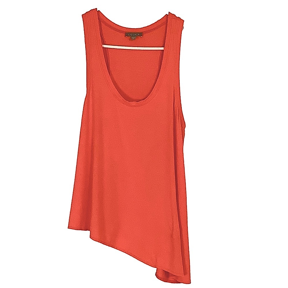 Lilla P Asymmetrical Scoop Neck Tank